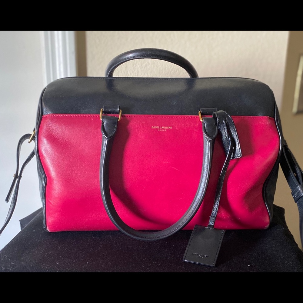 Saint Laurent 2 Tone 12 Hour Duffle